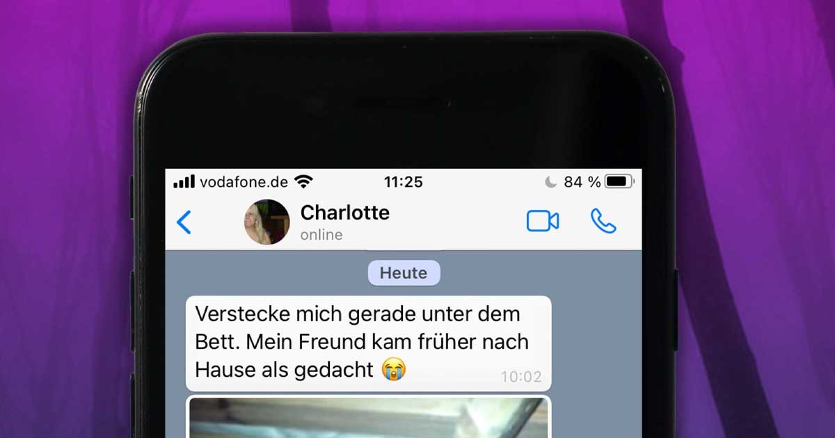 Wenn der Freund zu früh nach Hause kommt