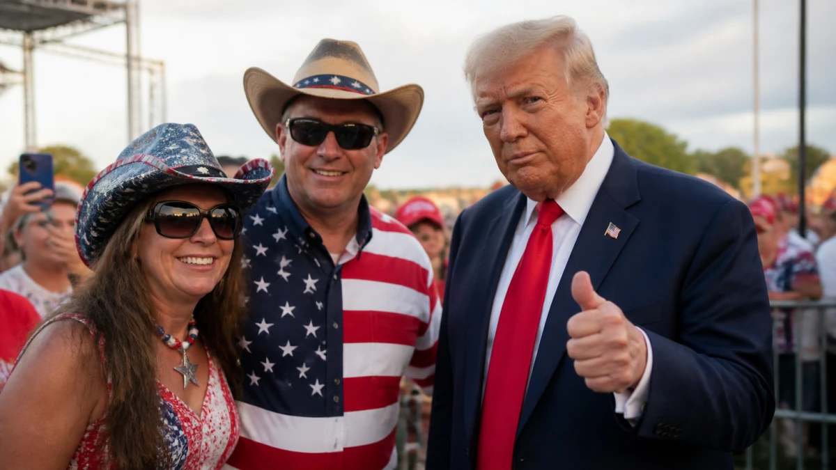 Trump’s ‘Great American State Fair’ Becomes Campaign Rally as Democratic States Skip