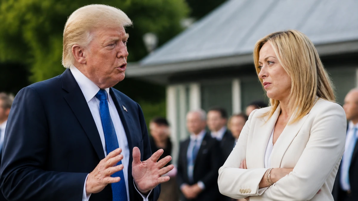 Trump Claims Meloni 'Begged' for G7 Photo; Italy Fires Back: 'We Do Not Beg'