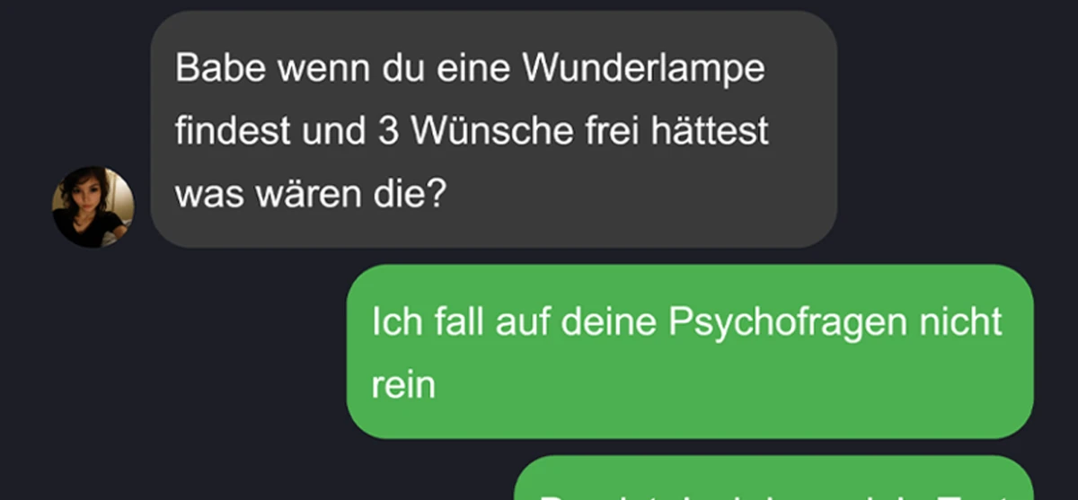 Die Frage mit der Wunderlampe