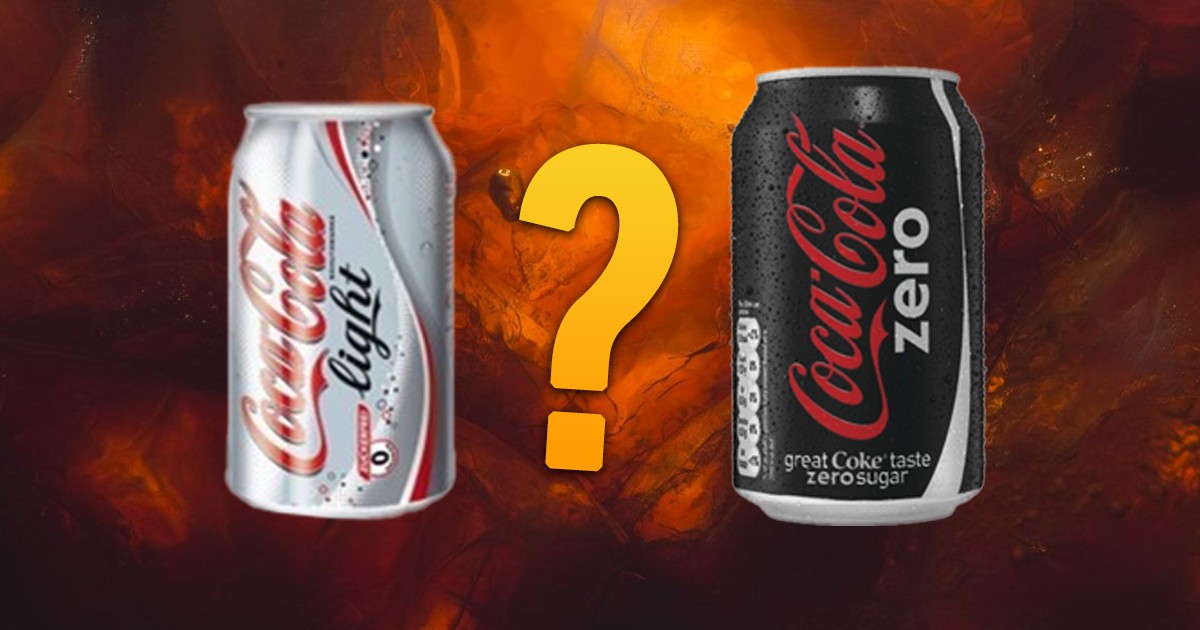 Der wahre Unterschied zwischen Coke-Light und Coke-Zero