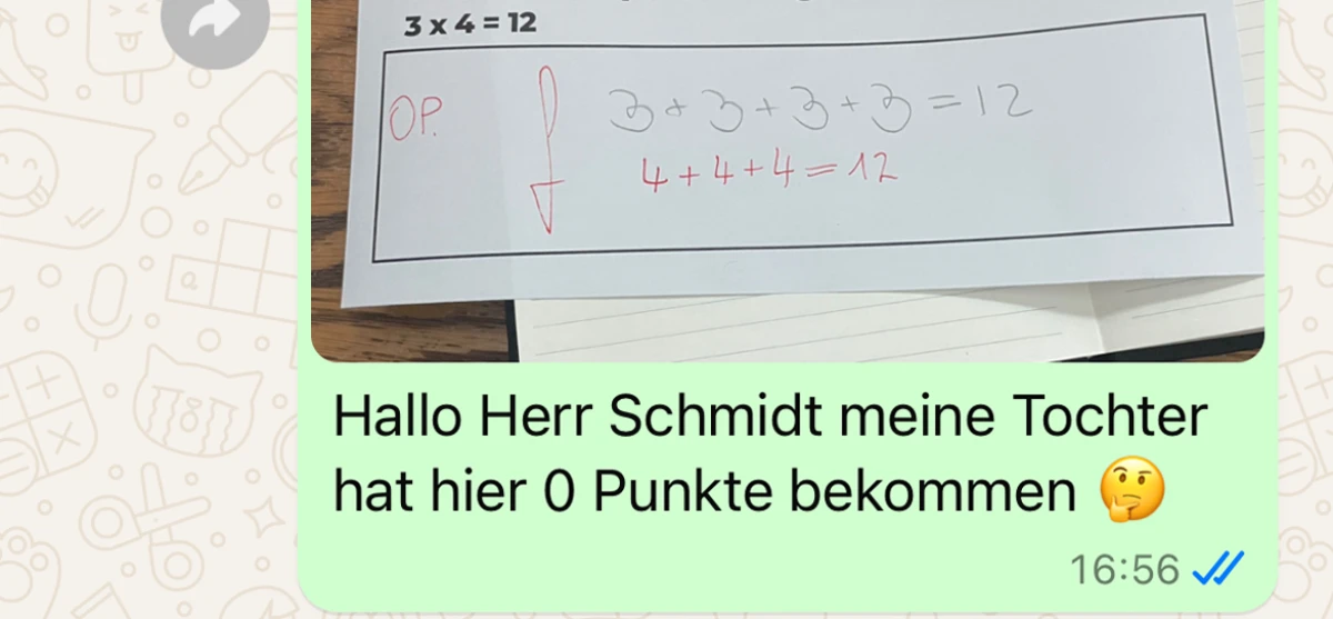 Dieser Lehrer macht keinen Spaß