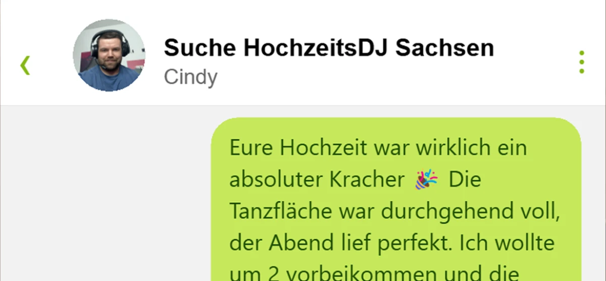 Wenn der Hochzeits-DJ 3x am Buffet war