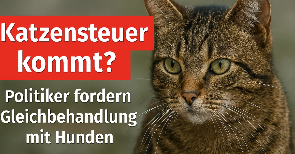 Katzensteuer kommt? Politiker fordern Gleichstellung mit Hunden!