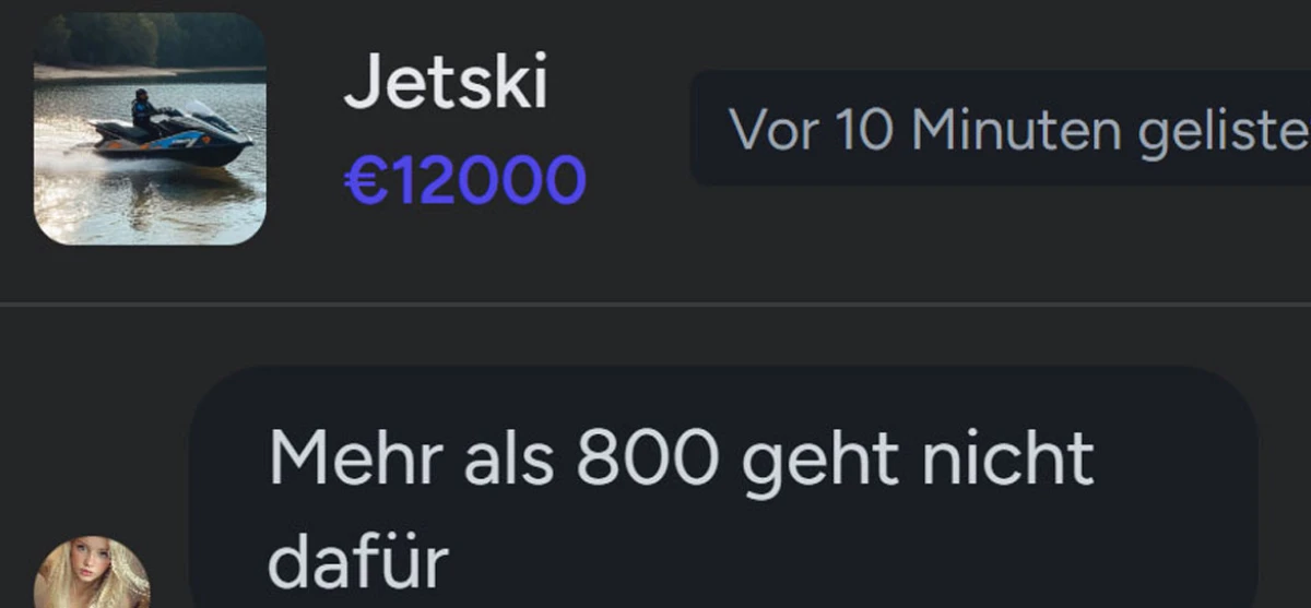 Was will sie nur mit einem Jetski 😂