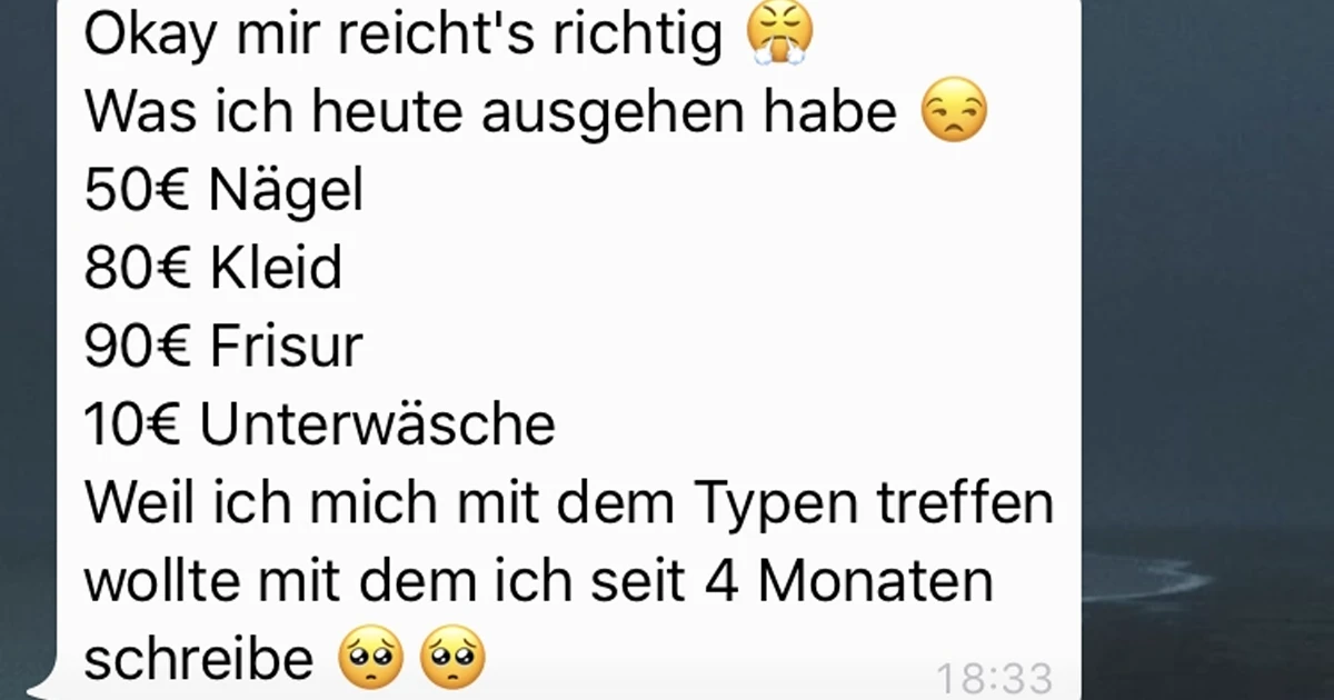 Nach 4 Monaten Schreiben endlich das Treffen