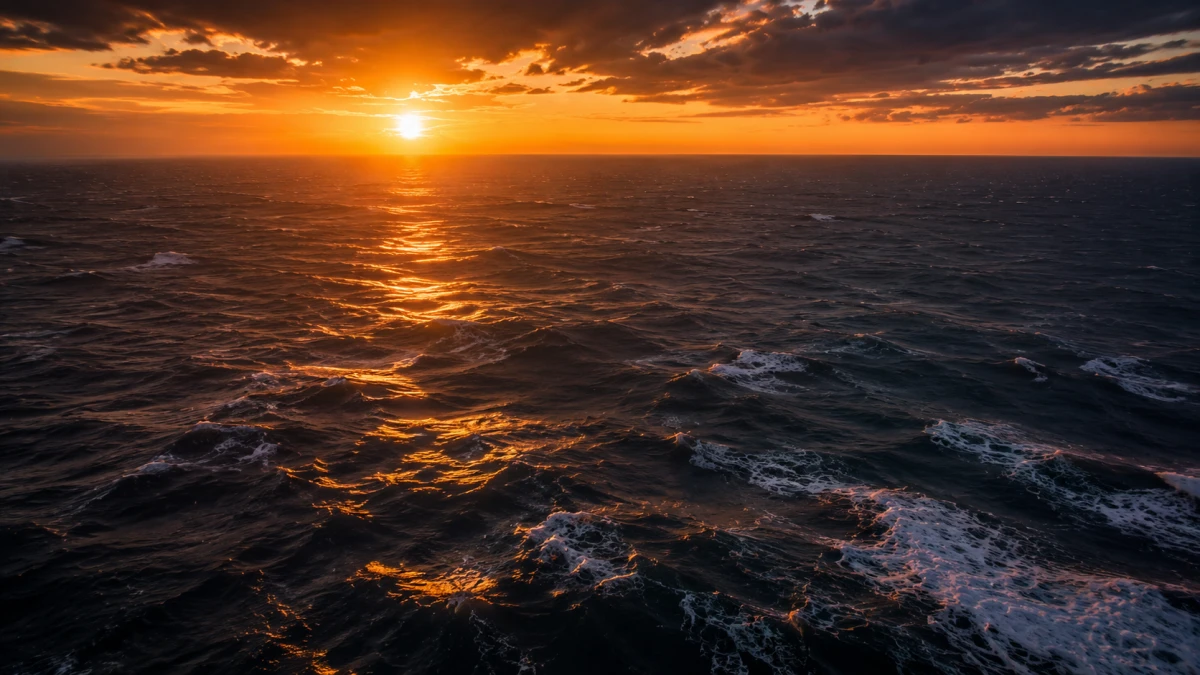 Nordsee Sonnenuntergang