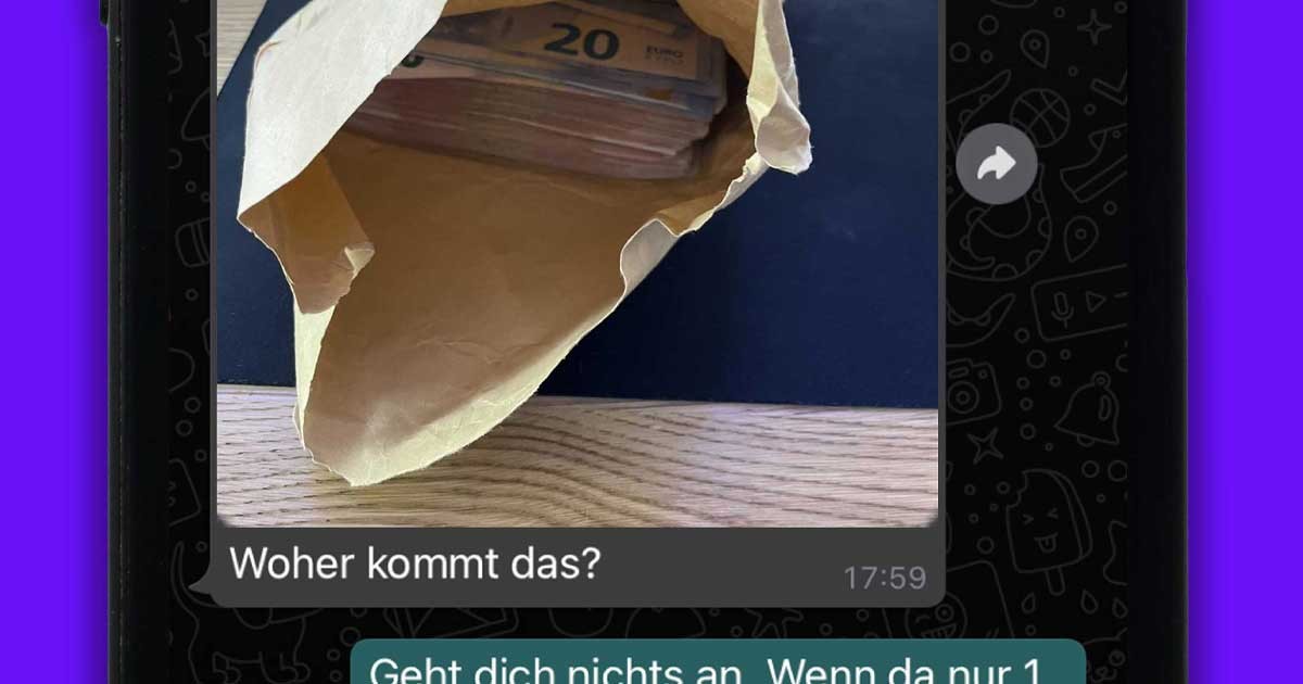 Mama hat sein geheimes Geld unter dem Bett gefunden