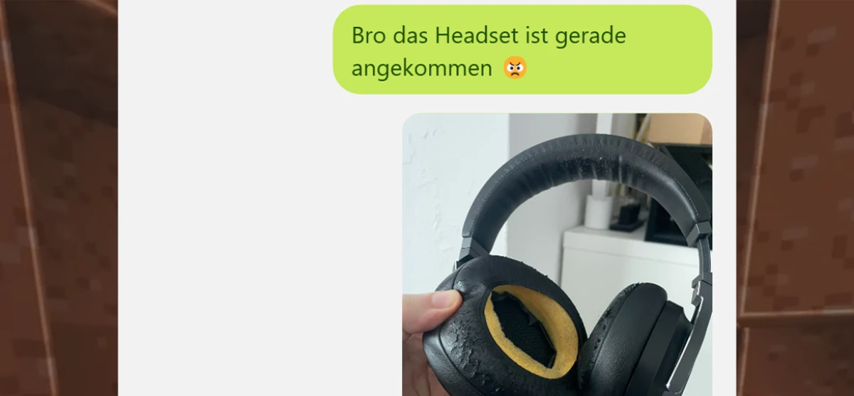 Das Headset ist gut eingespielt