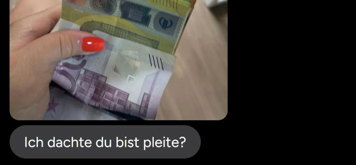 Frau findet geheimes Geldversteck von ihrem Mann