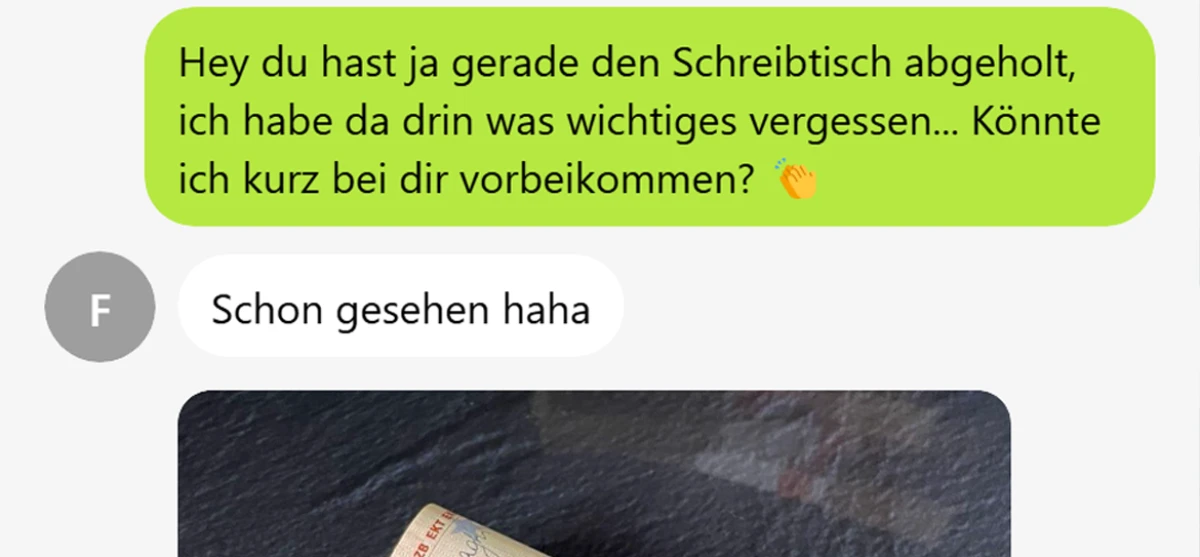 Der Schreibtisch war das beste zu Weihnachten