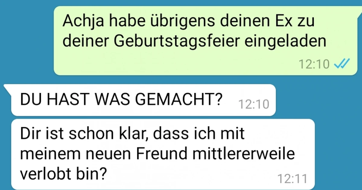 Wenn ER zu deiner Geburtstagsfeier kommt
