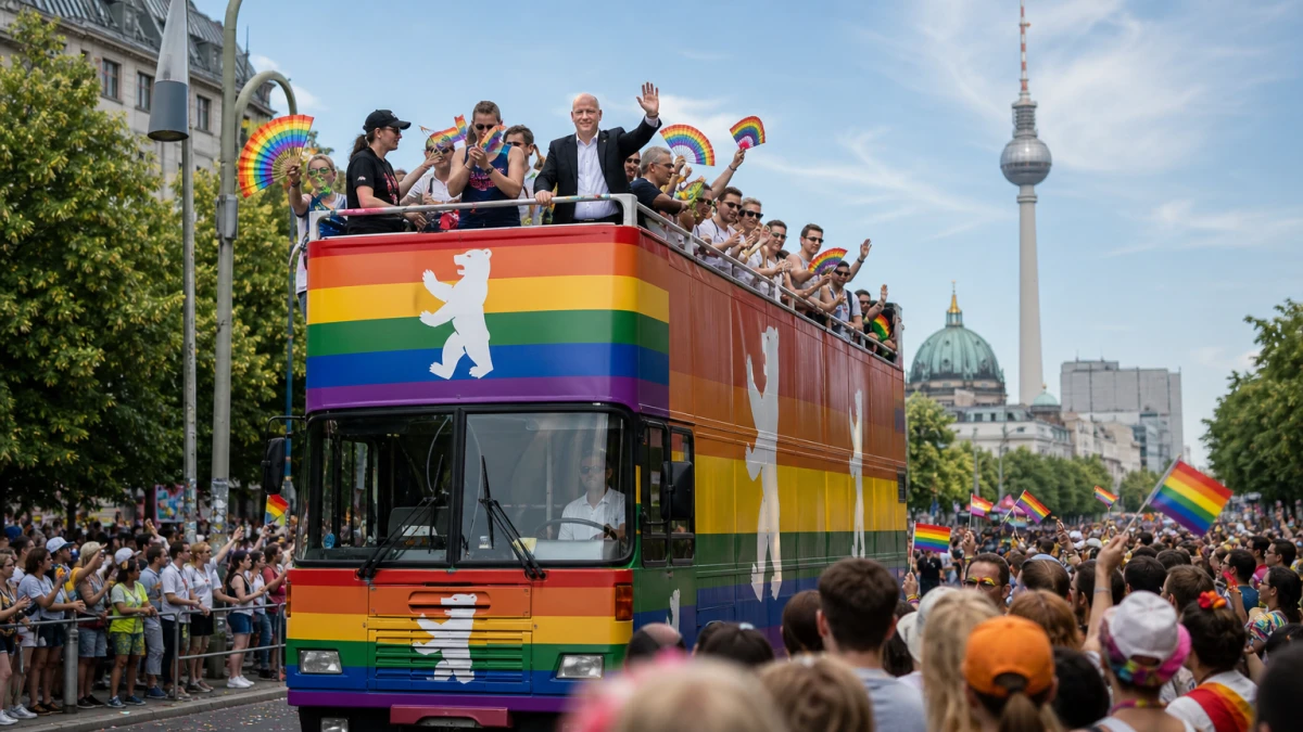 375.000 Euro für eigenen CSD-Truck – SPD wirft Wegner Wahlkampf-Aktion vor