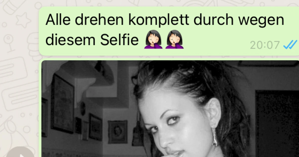 Alle drehen am Rad wegen diesem Selfie