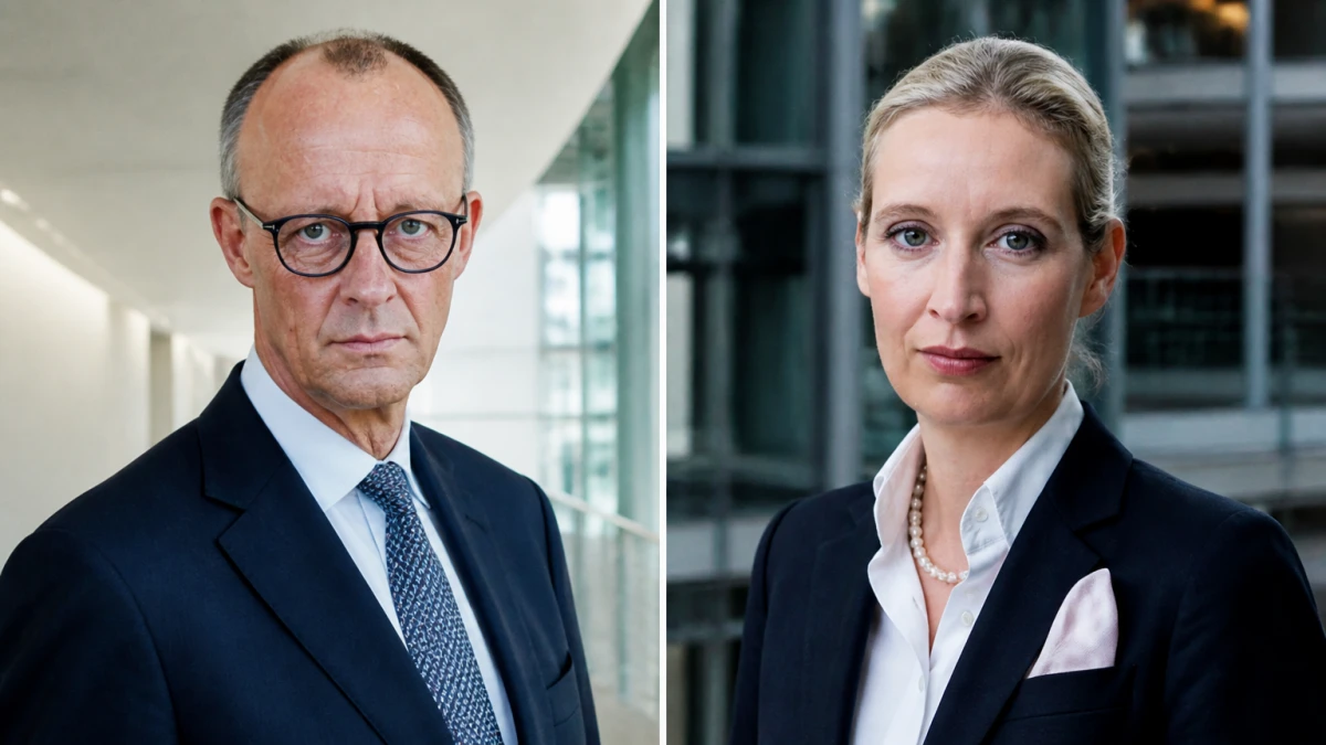 AfD sechs Punkte vor Union – Merz-Zufriedenheit bei 14 Prozent