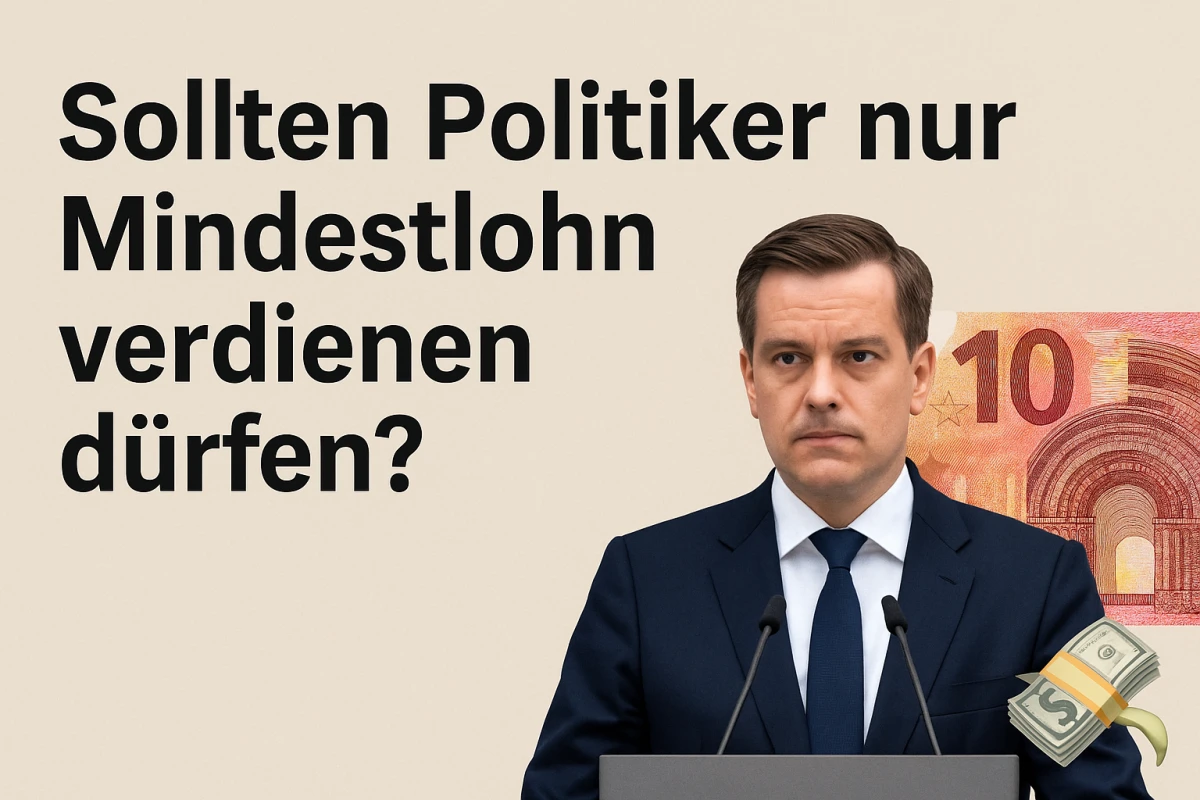 Sollten Politiker nur Mindestlohn verdienen dürfen? 💶