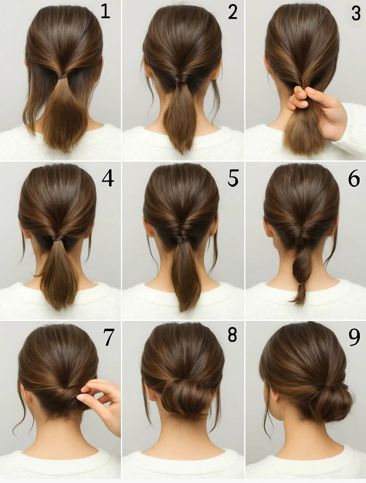 Eleganter Dutt leicht gemacht – in nur 9 Schritten