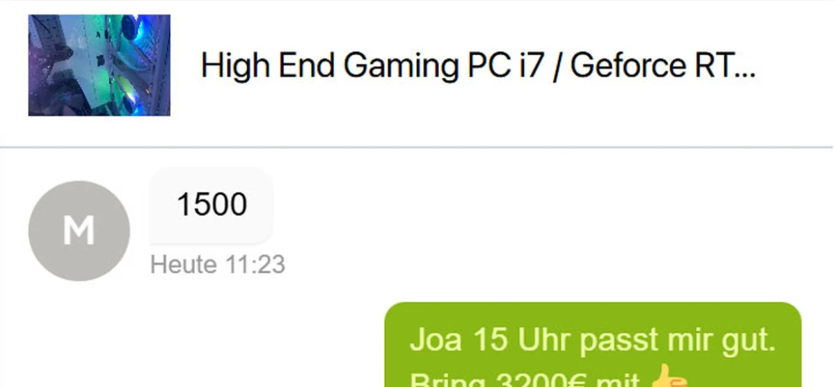 High End Gaming PC Verhandlung endet anders als gedacht!