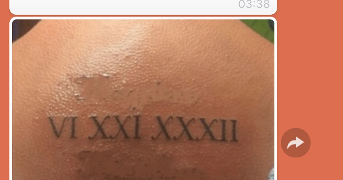 Das Tattoo ist einfach so falsch