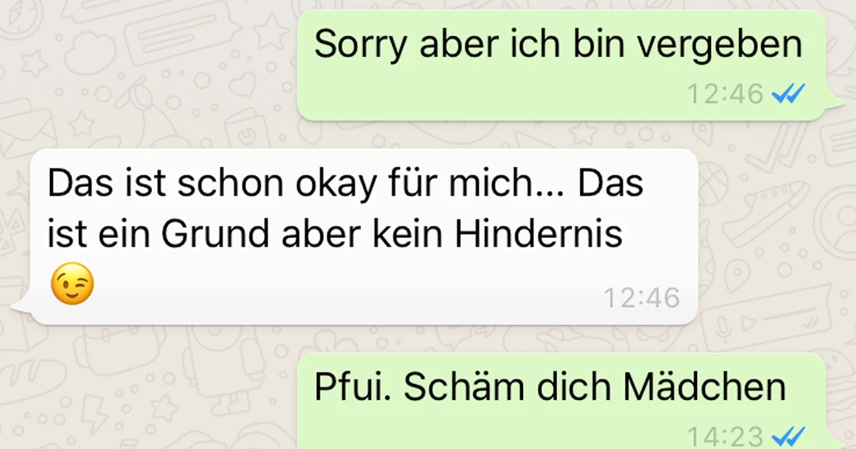 Absolut ehrenlos sowas zu versuchen