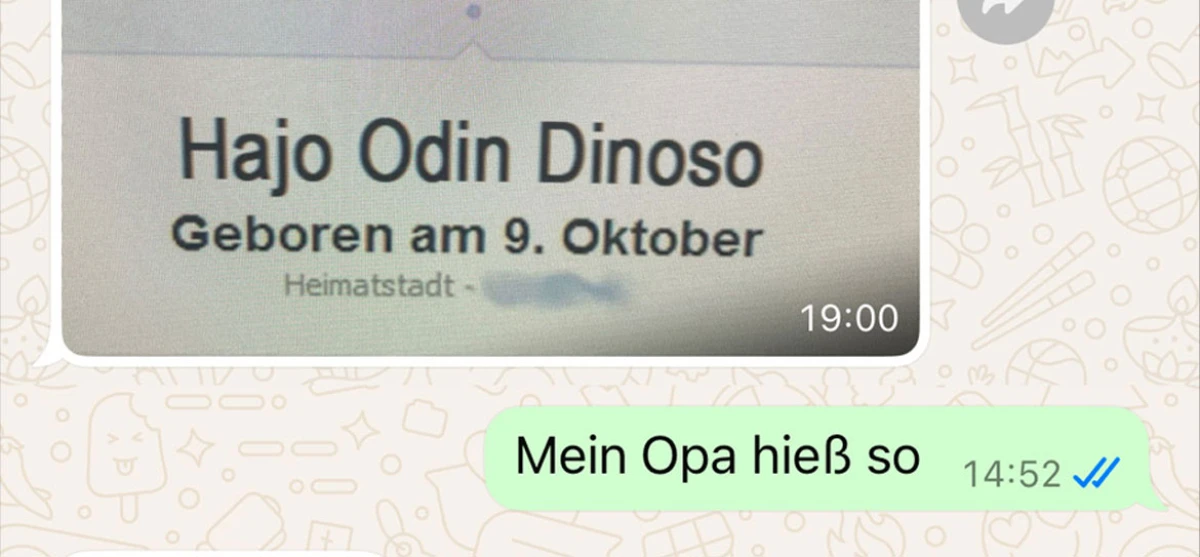 Sie soll einfach seinen Namen ändern 😭🤣
