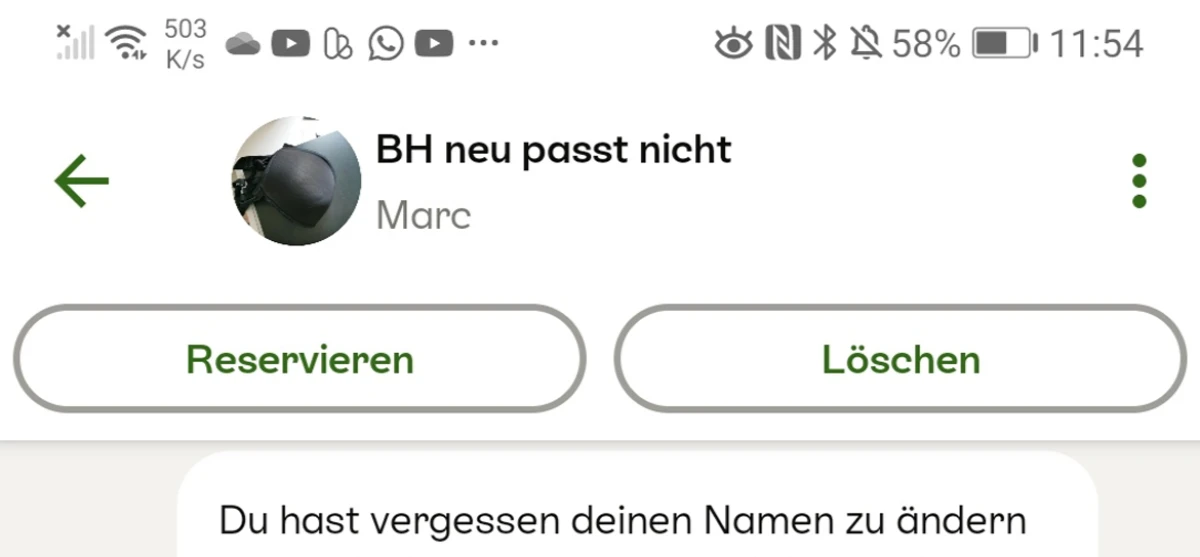 Er wollte einfach ein Bild haben