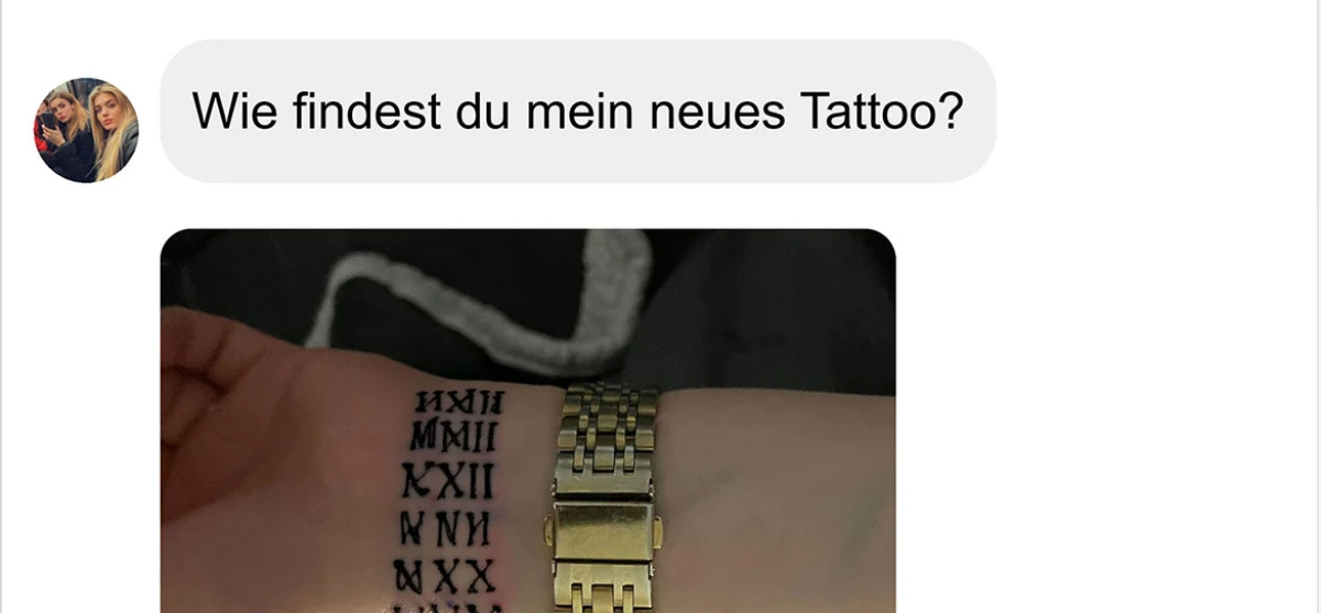 Dieses Tattoo ergibt doch keinen Sinn, oder? 😭😂