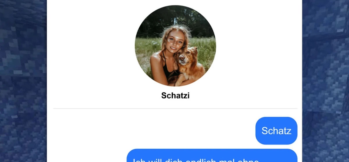 Er hat die 3 Monate lang nicht ungeschminkt gesehen