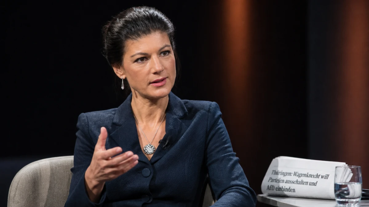 Wagenknecht fordert parteiunabhängigen Ministerpräsidenten – unter Einbeziehung der AfD