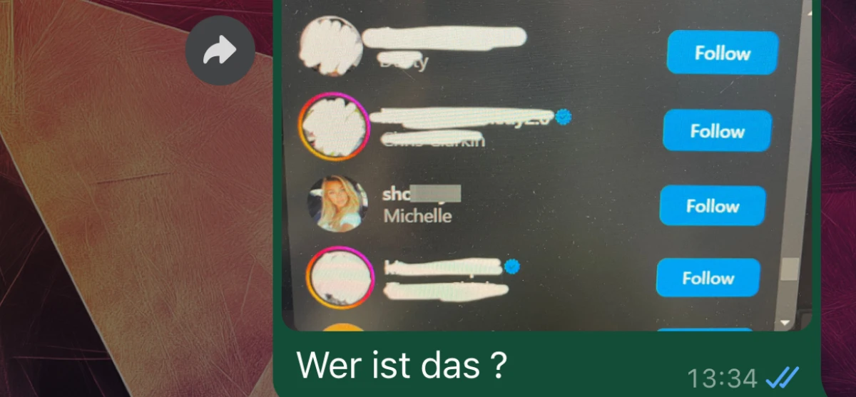 Sie hat ihn einfach getestet