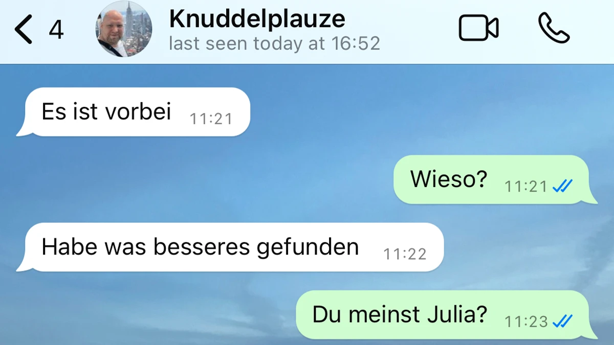 Ist sie schuld weil sie gefragt hat?